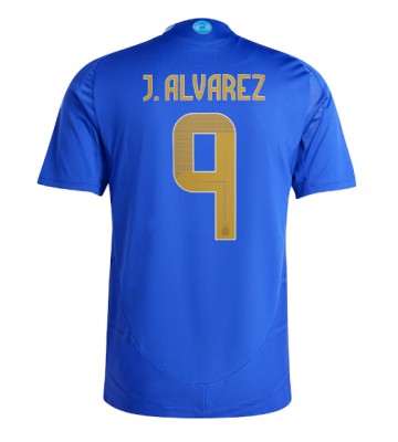Argentina Julian Alvarez #9 Udebanetrøje Copa America 2024 Kort ærmer